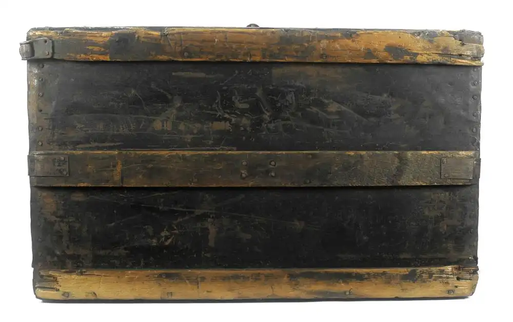 Überseekoffer, Reisekoffer, Reisetruhe, Vintage, Antik 5