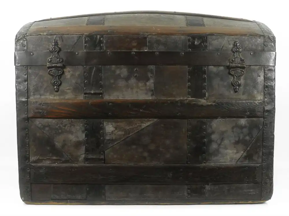 Überseekoffer, Reisekoffer, Reisetruhe, Vintage, Antik 6