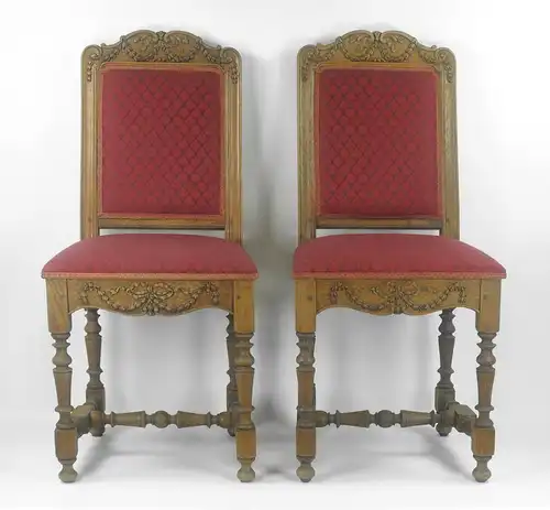 Ein Paar elegante Stühle des Historismus, um 1870
