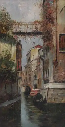 Gemälde, Venedig, Italien, Vintage, Antik