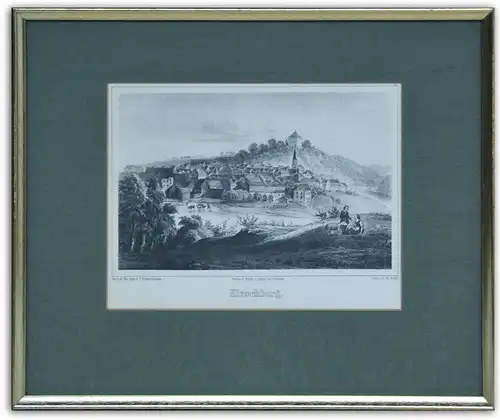 Hirschberg, Gesamtansicht, Julius Fleischmann, Dresden, 1848