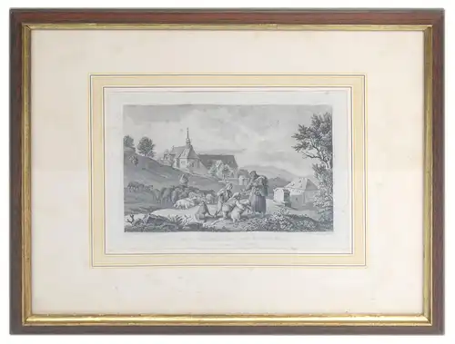 Das Kloster auf dem Kreuzberge in hohen Rhön, um 1845