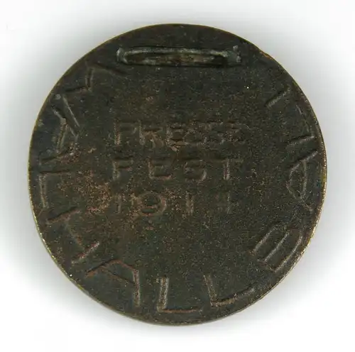 Bronze, Medaille, Walhallball Pressefest, 1914