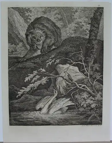 Johann Elias Ridinger (1698 Ulm - 1767 Augsburg)