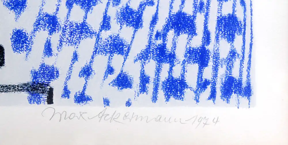 Max Ackermann (1887-1975). Abstrakte Komposition, 1974 2