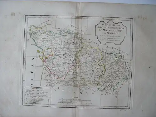 «Poitou, Aunis , Saintonge Et Angoumois, La Marche, Limosin Auvergne » Paar Robe