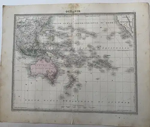 Océanie Lithographie Bei Lemercier Und Erschienen Bei Furne