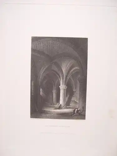 Suiza.« The Dungeon Of Chillon » Drew George Clarkson Stanfield (1828-1876) . Gr