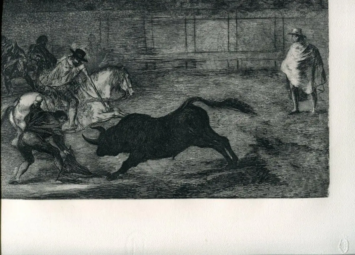 Francisco De Goya. ein Ritter Spanisch Keule Eine Fähnchen Mit Hilfe von Der Cua 1