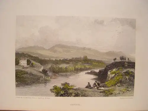 Suiza. «Geneva» . Drew James Duffield Harding (1798-1863) Nach Werk De W. Page