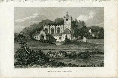Hungerford Church Gravierkunst IN / Auf / Im 1800 Bei J. Greig De Ein Muster S.