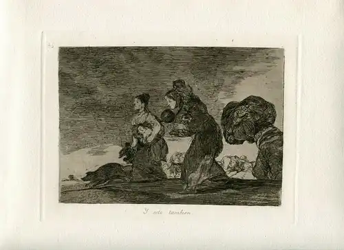 Esto Auch Gravierkunst De Goya Nr 45 von Der Erste Ausgabe Die Katastrophen IN 1