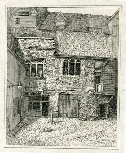 South Remains Of Winchester House, Gravierkunst Um De 1800