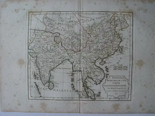 «Indostan Presqu» Isles D L'Inde, Chine, Tartarie Independante Paar Robert De