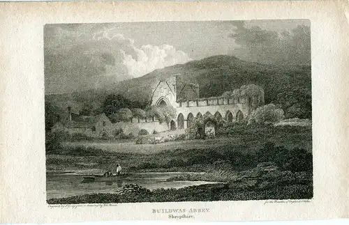 Buildwar Abbey, Shropshire Gravierkunst Bei J. Greig De Ein Muster De P. Le Munn