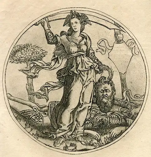 Amand Durand. Heliograbado Judith Mit La Kopf De Holofernes