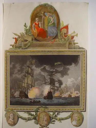 « Df Of The Dutch Fleet 3 Jun 1665 » . Drew Dominique Serres (1722-1793) Grab