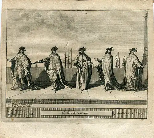 Chevaliers De Portugal Gravierkunst Bei Van der Aa (Alvarez Bienenhaus) IN 1815