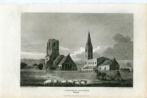 Gillingham Church Gravierkunst Bei Mülleimer IN / Auf / Im 1812 De Un Muster J.