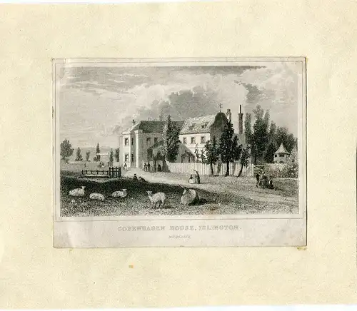 Copenhagen House Islington, Middlesex Gravierkunst 1845
