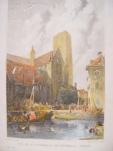 Holanda.« Vue De La Cathedrale Of Rotterdam » Drew W.Barlett.grabó Laurence