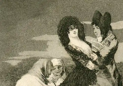 Tal für Welches, Gravierkunst Nr 5 Original De Goya 5. Ausgabe (1881-1886)