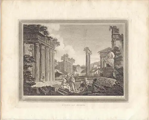 Grecia.« Ruins Of Athens » . Drew Metz. Aufgezeichnet Heath