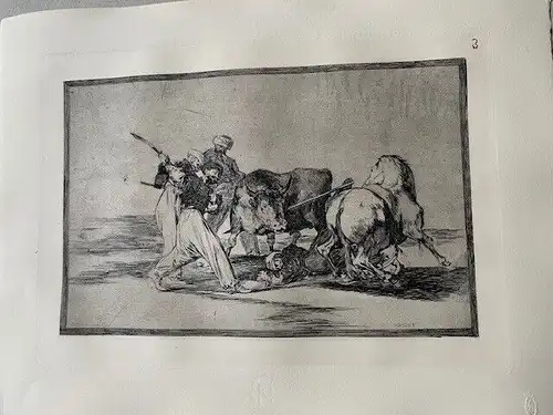Francisco De Goya. Die Mauren Dart Set IN / Auf / Im Spanien, Prescindiendo Las