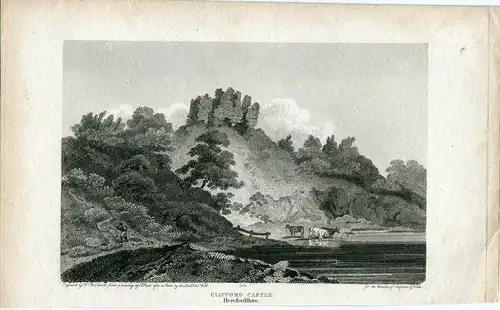 Clifford Castle Gravierkunst Bei W.Woonoth De Ein Muster De S. Prout