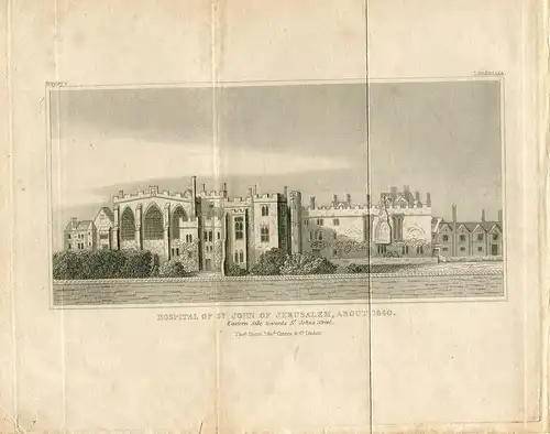Hospital Of St.John Of Jerusalem About 1660, Gravierkunst
