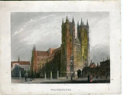 «Westminster» Gravierkunst Bei W.Alexander Le Petit IN / Auf / Im 1840