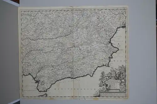 F.De Wit. « Regnorum Globe Navae , Andalusiae, Granadae, Valentiae Et Murciae