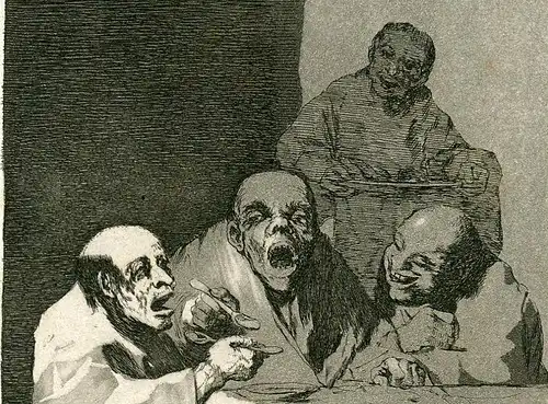 Sind Warme, Gravierkunst Nr 13 Original De Goya 5ª Ausgabe (1881-1886)
