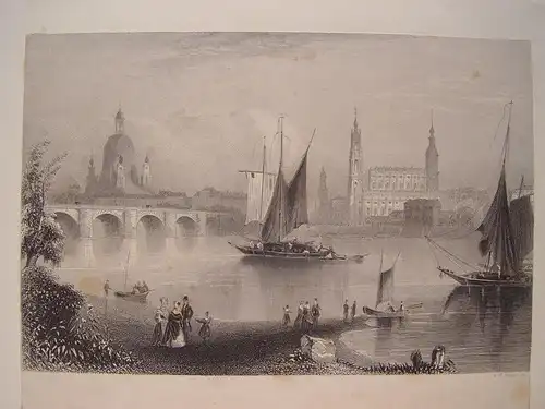 Alemania. «Dresden» . Aufgezeichnet Albert Henry Payne (1812-1902)