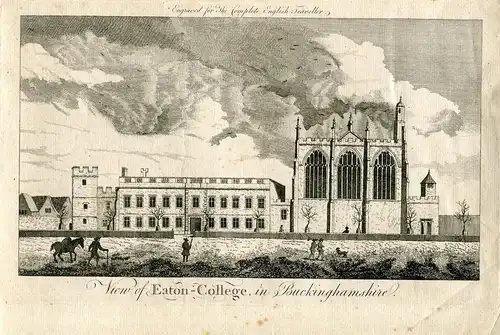 « View Of Eaton College IN Buckinghamshire » Gravierkunst für The Complete