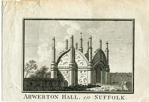 Arwerton Hall IN Suffolk Gravierkunst Erschienen Bei Alex Hogg / Auf / Im 1800