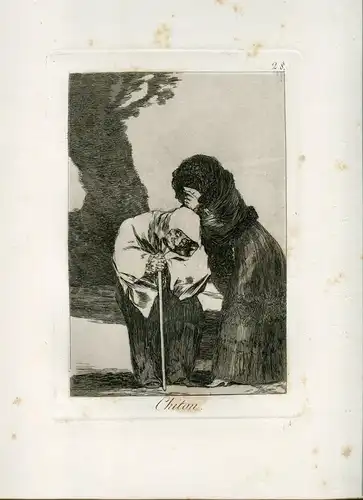 Chiton, Gravierkunst Nr 28 Original De Fco. De Goya 5ª Ausgabe (1881-1886)