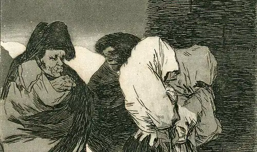 Pobrecitas, Gravierkunst Nr 22 Original De Goya 5ª Ausgabe (1881-1886)