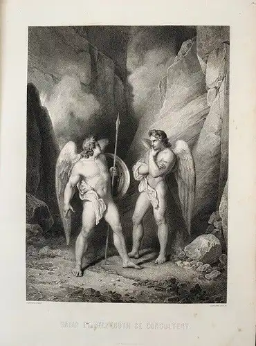 Satan Et Belzebuth Se Consultent Gravierkunst Bei Darodes De Ein Muster Flatters