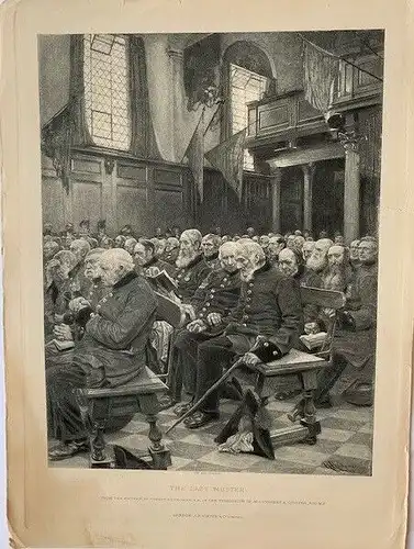 The Last Muster Gravierkunst Lithographische Auf Baustelle De Hubert Herkomer