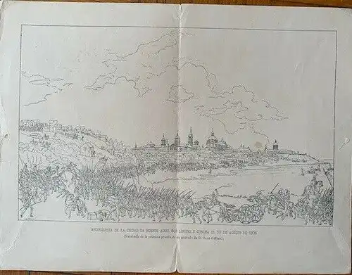 Reconquista von Der Stadt De Buenos Aires Bei Liniers Und Muschel IN 1806