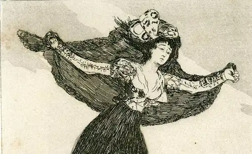 Volaverunt, Gravierkunst Nr 61original De Goya 5ª Ausgabe (1881-1886)