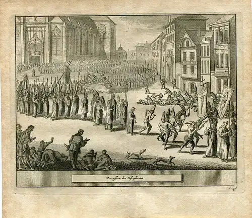 Procession Des Disciplinans Gravierkunst Bei Van der Aa (Alvarez De Bienenhaus)