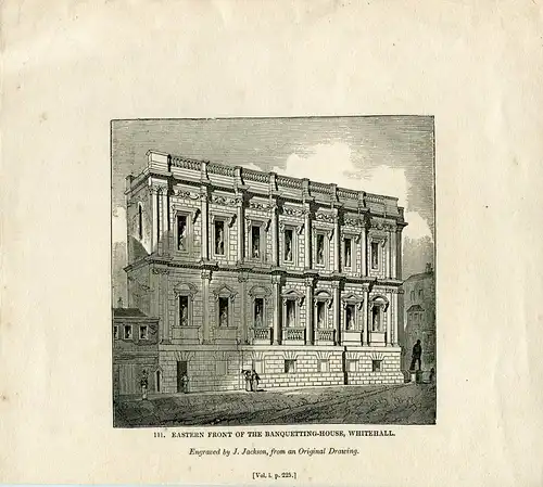 The Eastern Front Of The Banquetting-House Whitehall Grabsdo Bei J.J.JACKSON