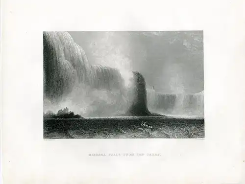USA Niagara Falls From The Ferry, Grab. Bei J.Cousen