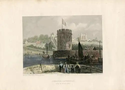 « Chester Cathedral From The Water Tower » Gravierkunst Bei B.Winkles Auf Motiv