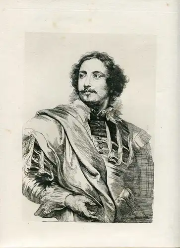 Portrait De Paulus Pontius Gravierkunst De Amand Durand Kopie De Van Dyck