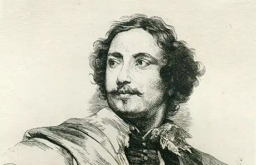 Portrait De Paulus Pontius Gravierkunst De Amand Durand Kopie De Van Dyck
