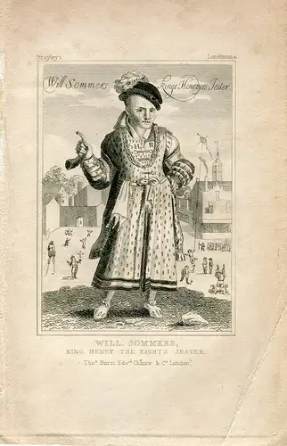 Will Sommers King Henry The Eight's Jester Bearbeitet Bei Thomas Hurst