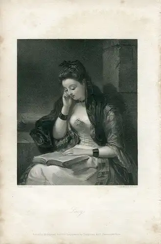 Lucy Gravierkunst Bei H.Robinson IN / Auf / Im 1834. Diujó F. Stone